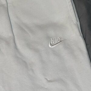 White Nike sweatpants size medium